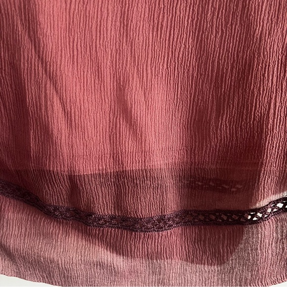 Vintage Max Studio 100% sheer silk lined skirt size S - Picture 4 of 8